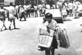 Young street vendor