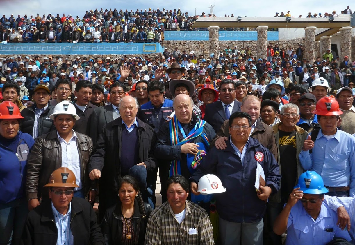 Hernando de Soto in Juliaca with 15,000 informal miners